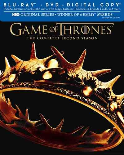 GAME OF THRONES : 2DA TEMPORADA COMPLETA - BLU RAY + DVD + DIGITAL COPY